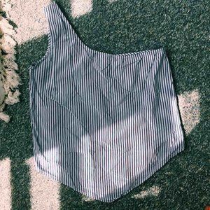 Lovers + Friends one-shoulder tank, Size S